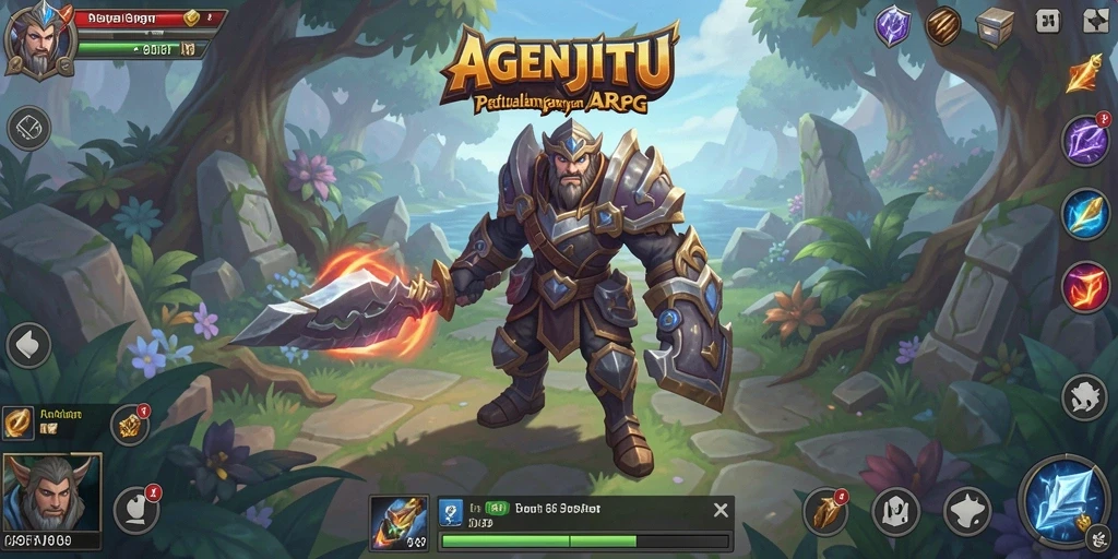 Screenshot gameplay AGENJITU menampilkan aksi pertarungan yang mendebarkan.