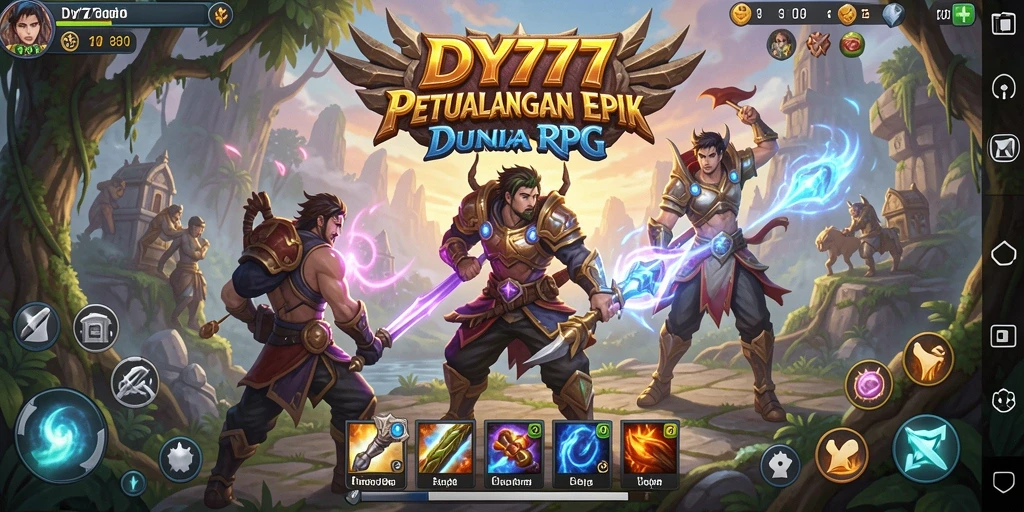 Tampilan gameplay menegangkan dan penuh aksi di DY777.